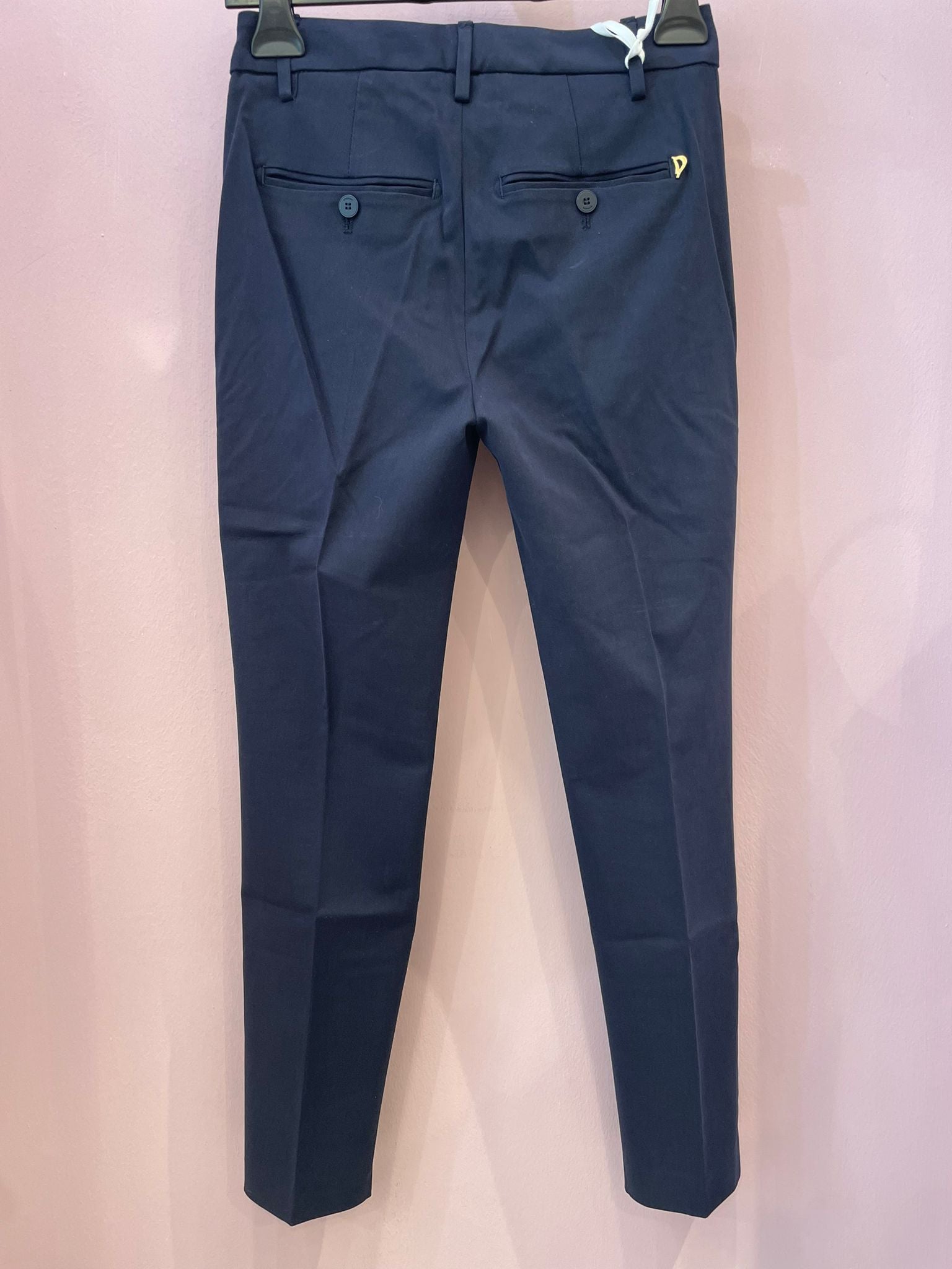 Pantalone elegante a sigaretta Dondup blue Navy