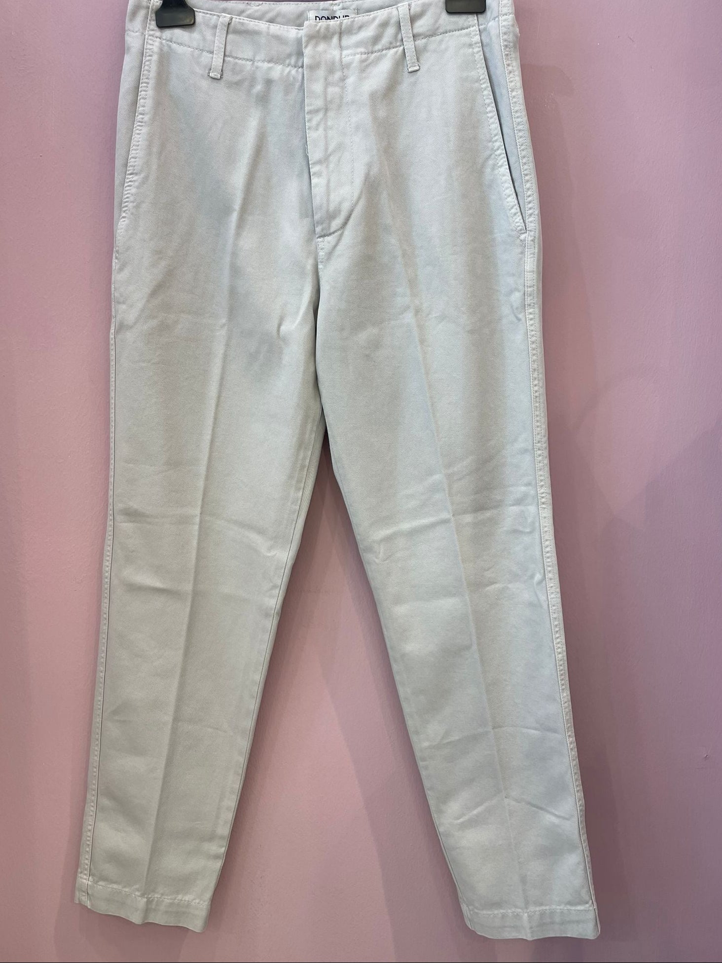 Jeans Dondup a sigaretta grigio chiaro