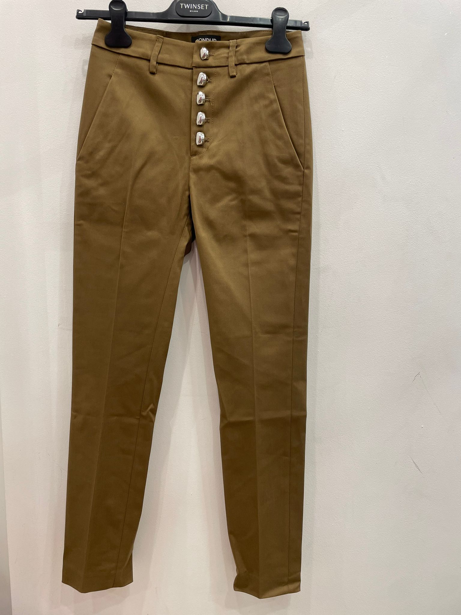 Pantalone a sigaretta elegante -Dondup color cammello
