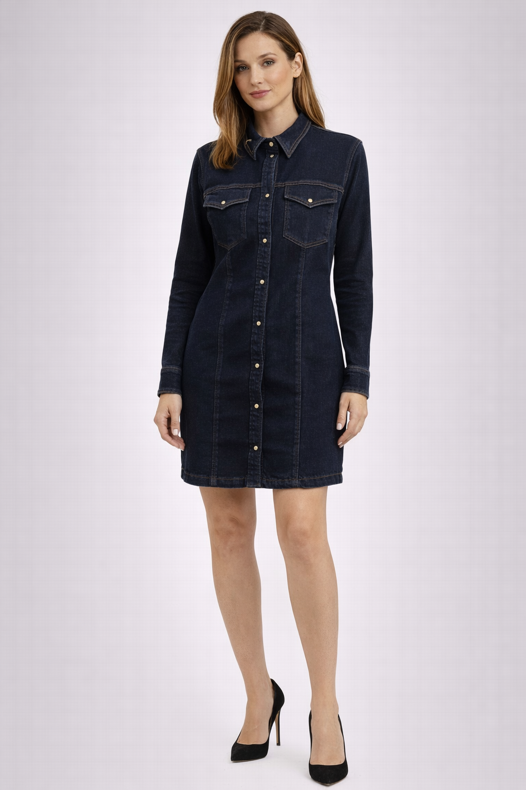 Abito camicia in denim Dondup