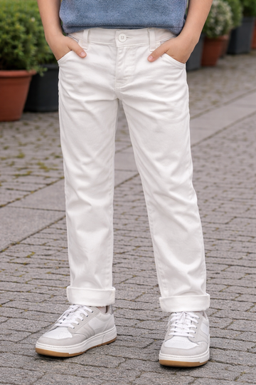 Pantalone Harmont & Blaine bambino bianco