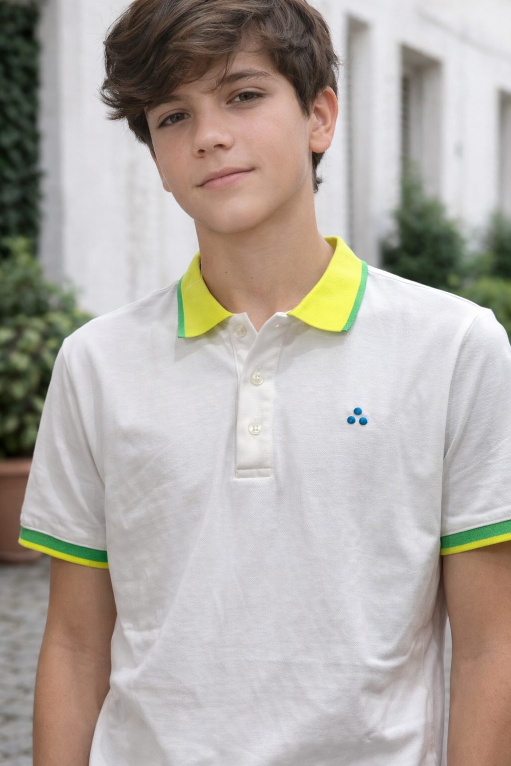 Polo bambino Peuterey bianca
