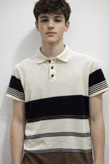 Polo Dverid – Righe multicolor
