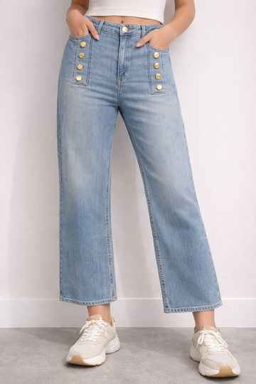 Jeans giudith light a palazzo Vicolo