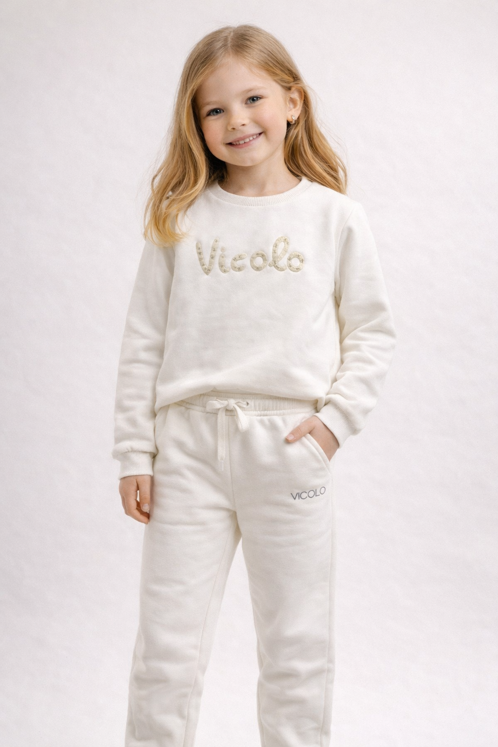Tuta Vicolo bambina bianca