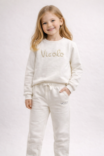 Tuta Vicolo bambina bianca