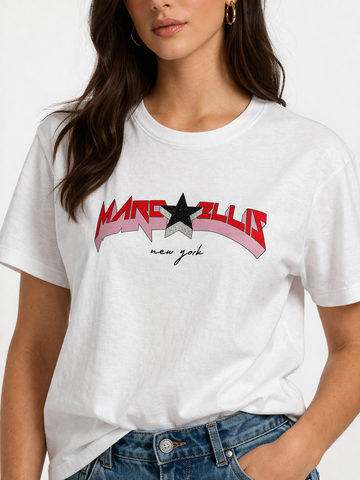 T-shirt marc ellis Londra bianca