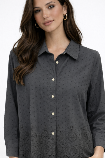 Camicia nera San gallo  Brand Unique