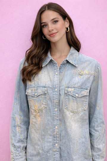 Camicia in denim front street8