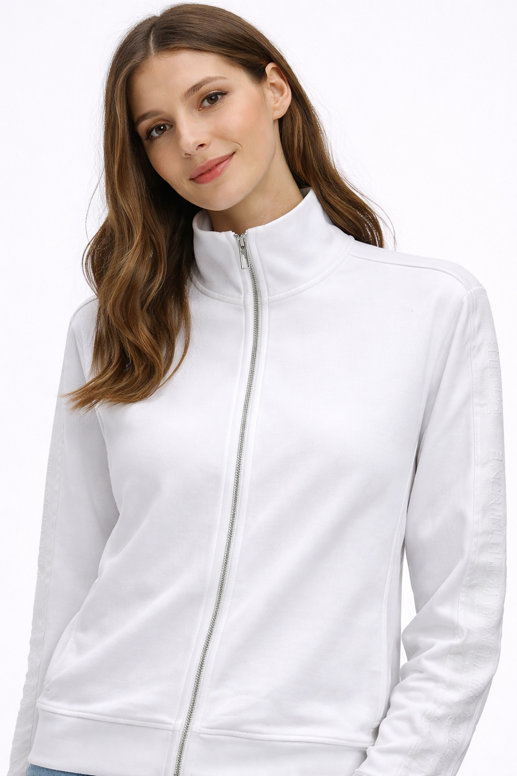 Giacca felpa con zip in triacetato  HINNOMINATE