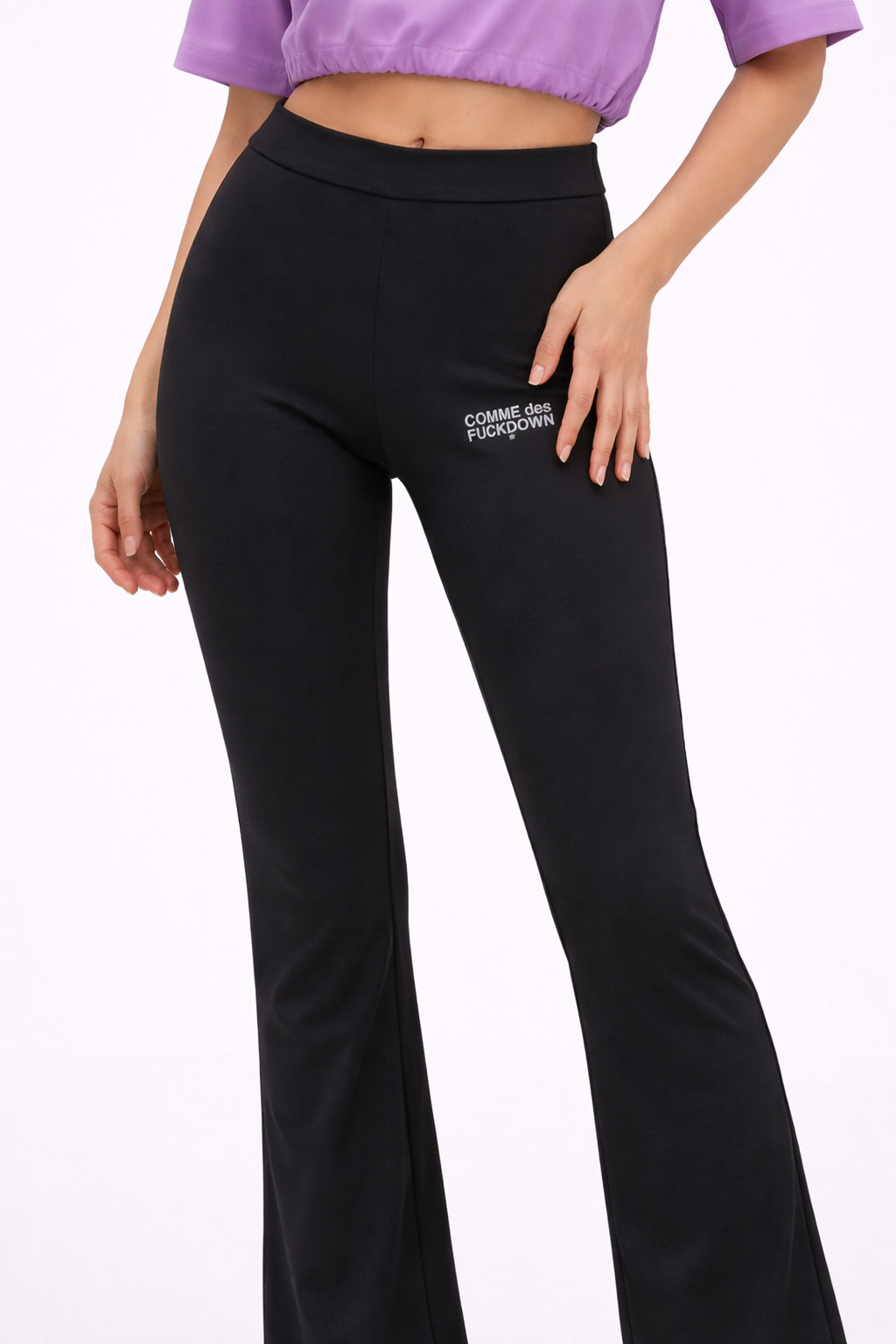Pantalone nero COMME des FUCKDOWN