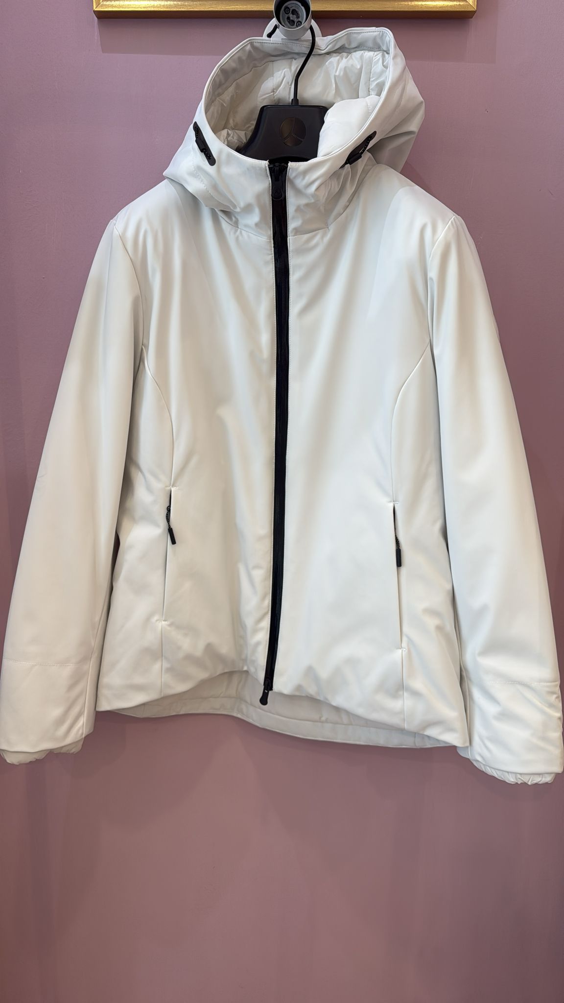 Giubbino Donna People of Shibuya YAR con Cappuccio – Bianco