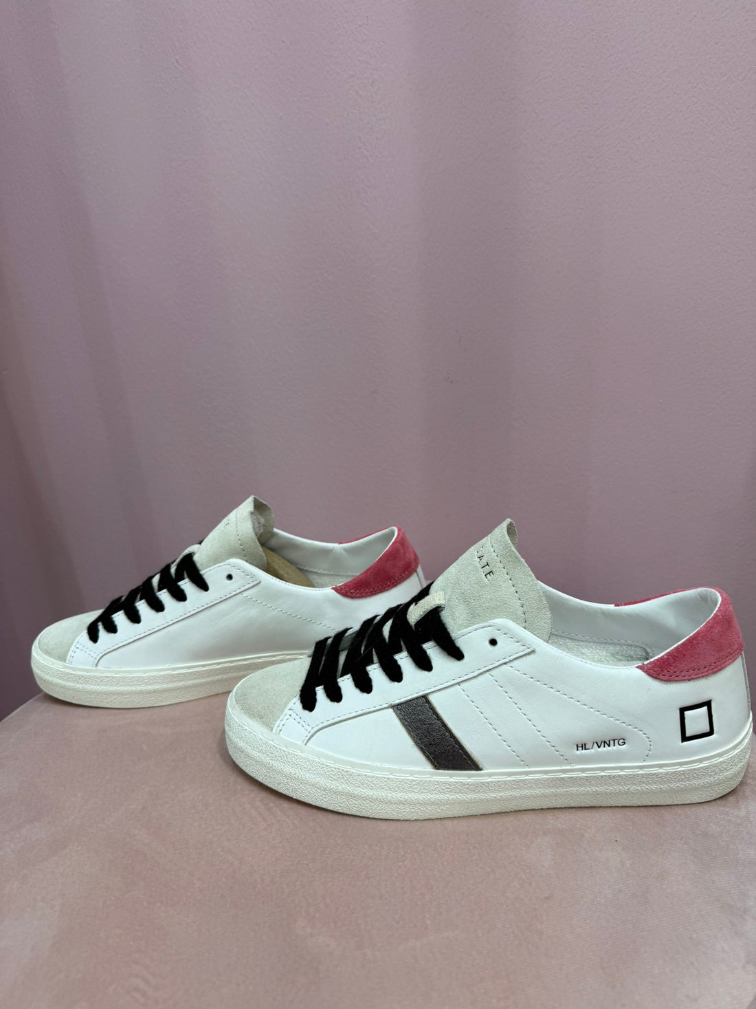 Sneakers D.A.T.E. in pelle bianca