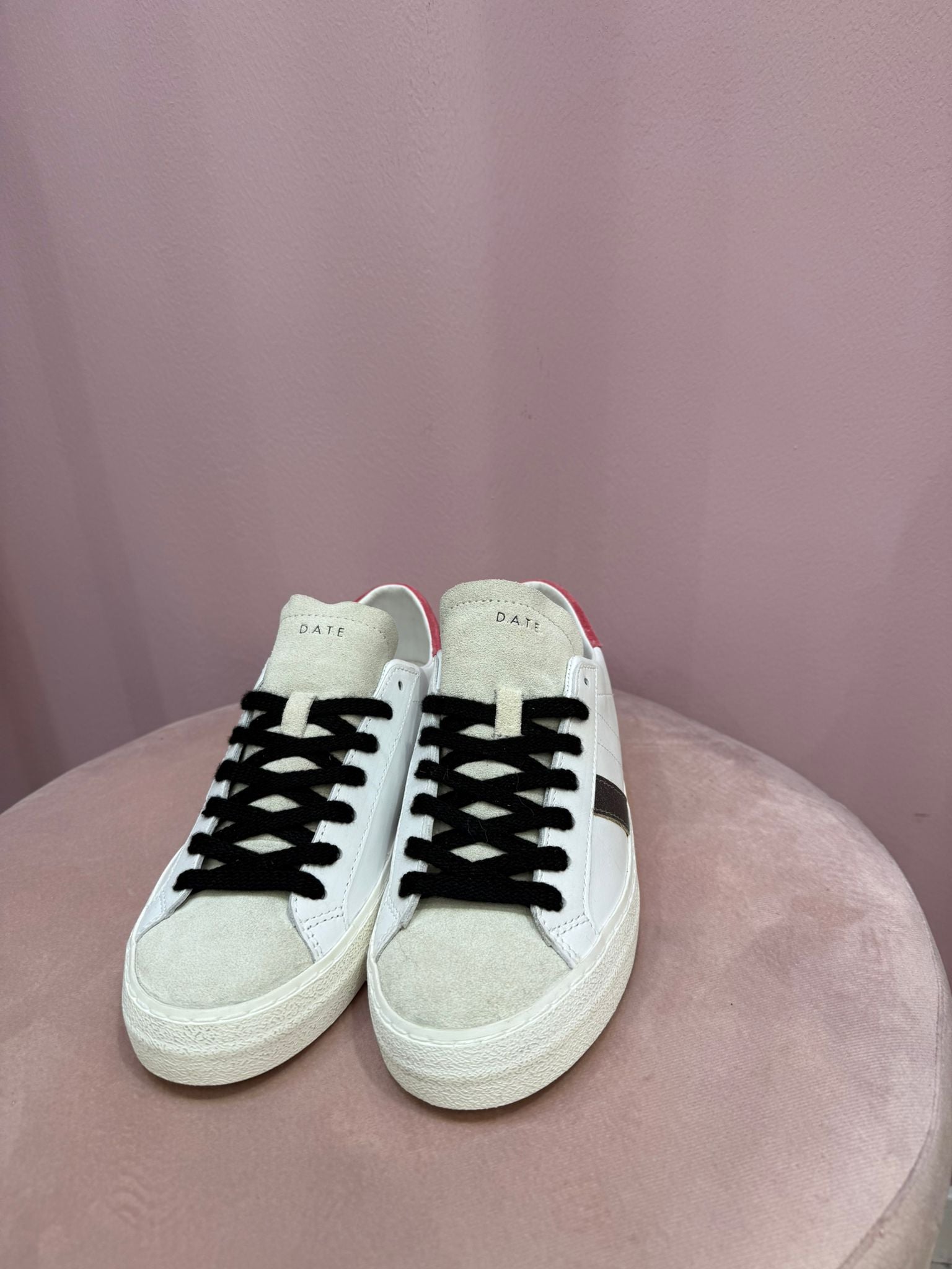 Sneakers D.A.T.E. in pelle bianca