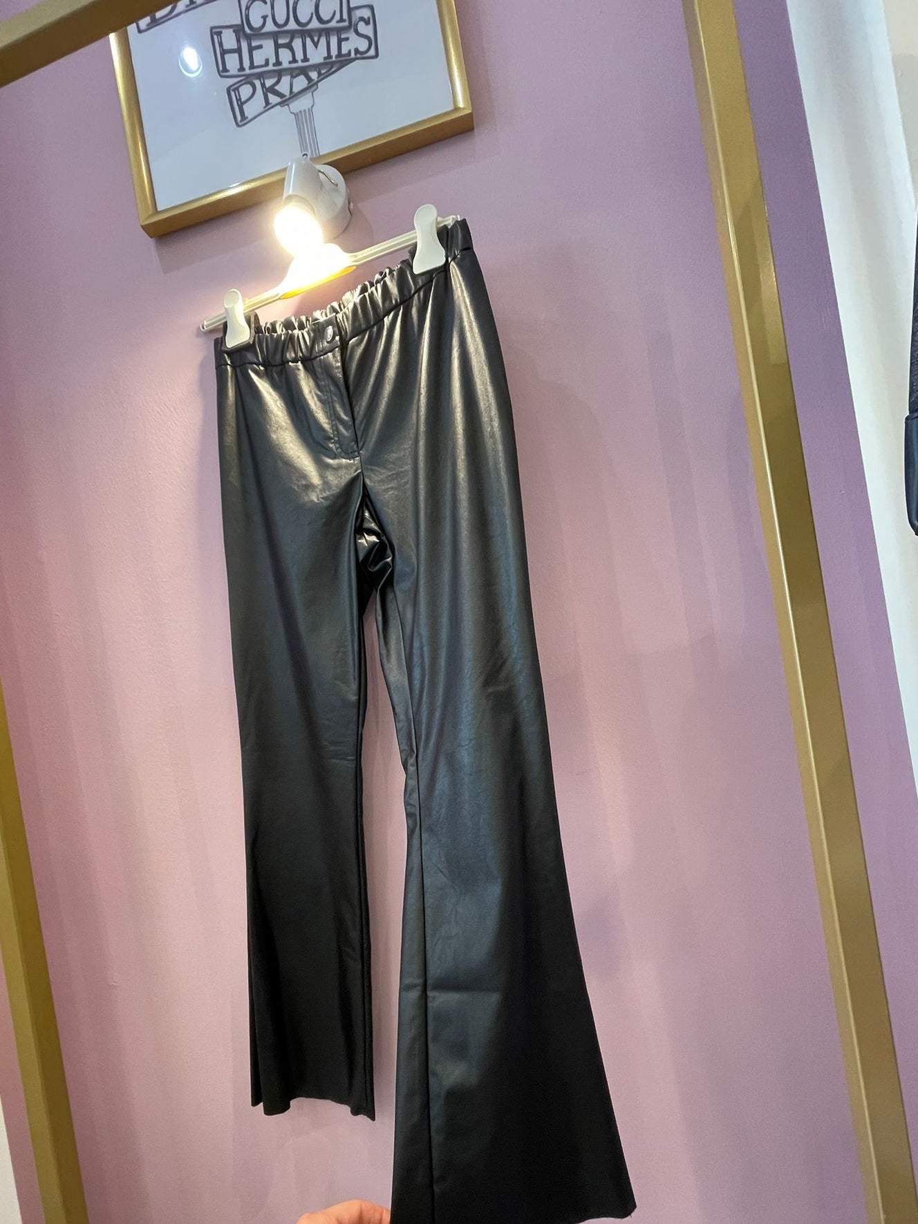 Pantalone in pelle leggera  Azienda Merci.