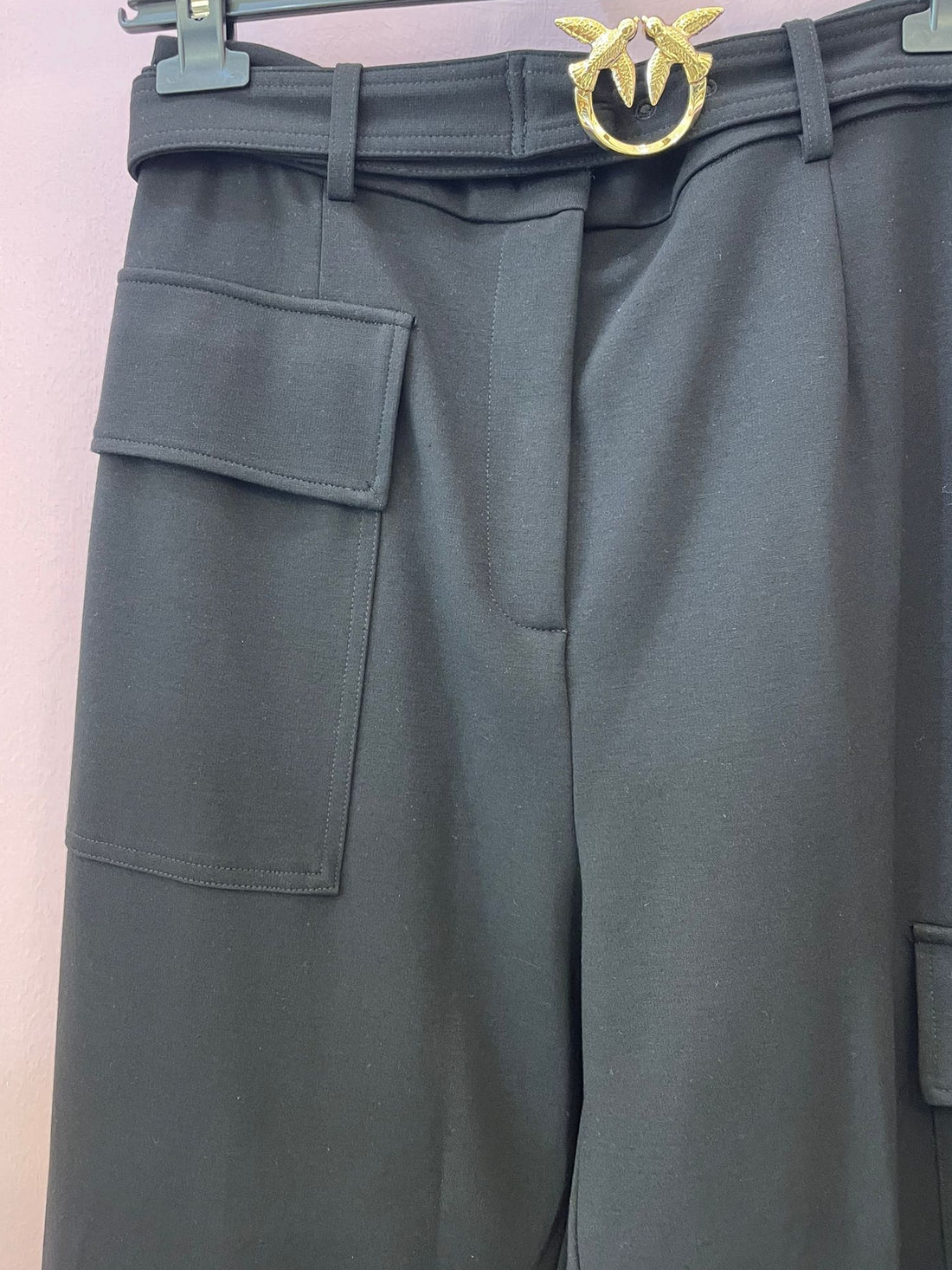 Pantalone con tasconi e cinta removibile Pinko