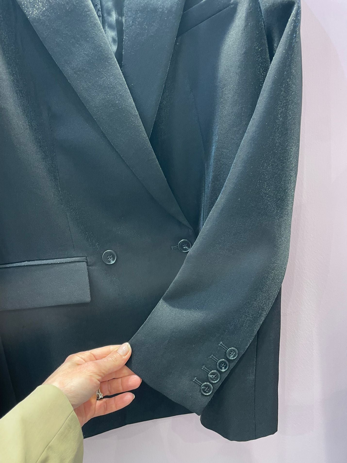 Giacca nero satinato -Dondup