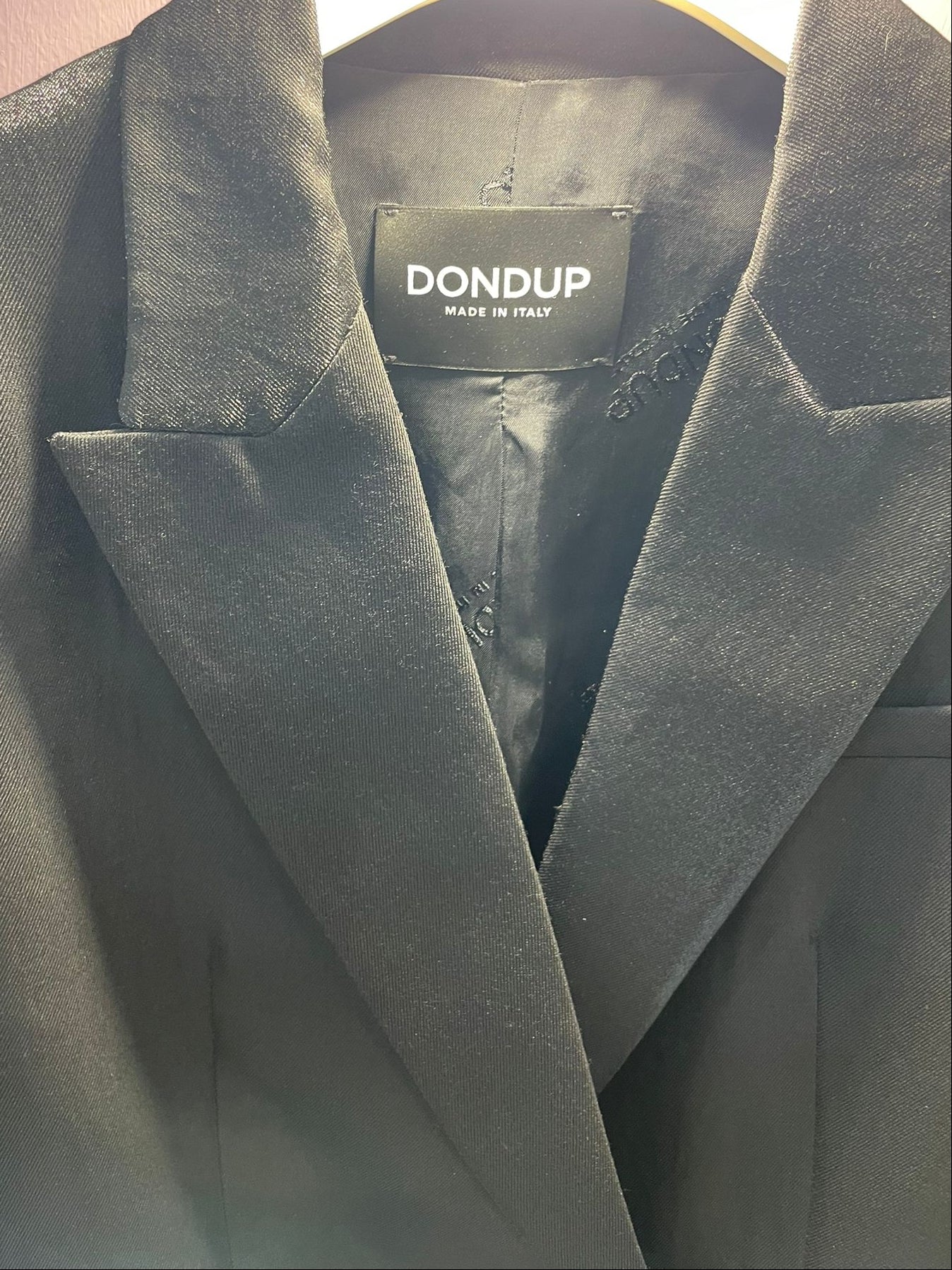 Giacca nero satinato -Dondup