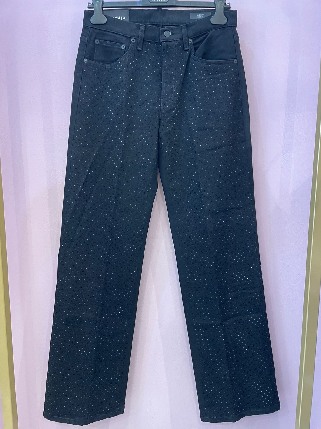 Jeans neri Dondup con strass