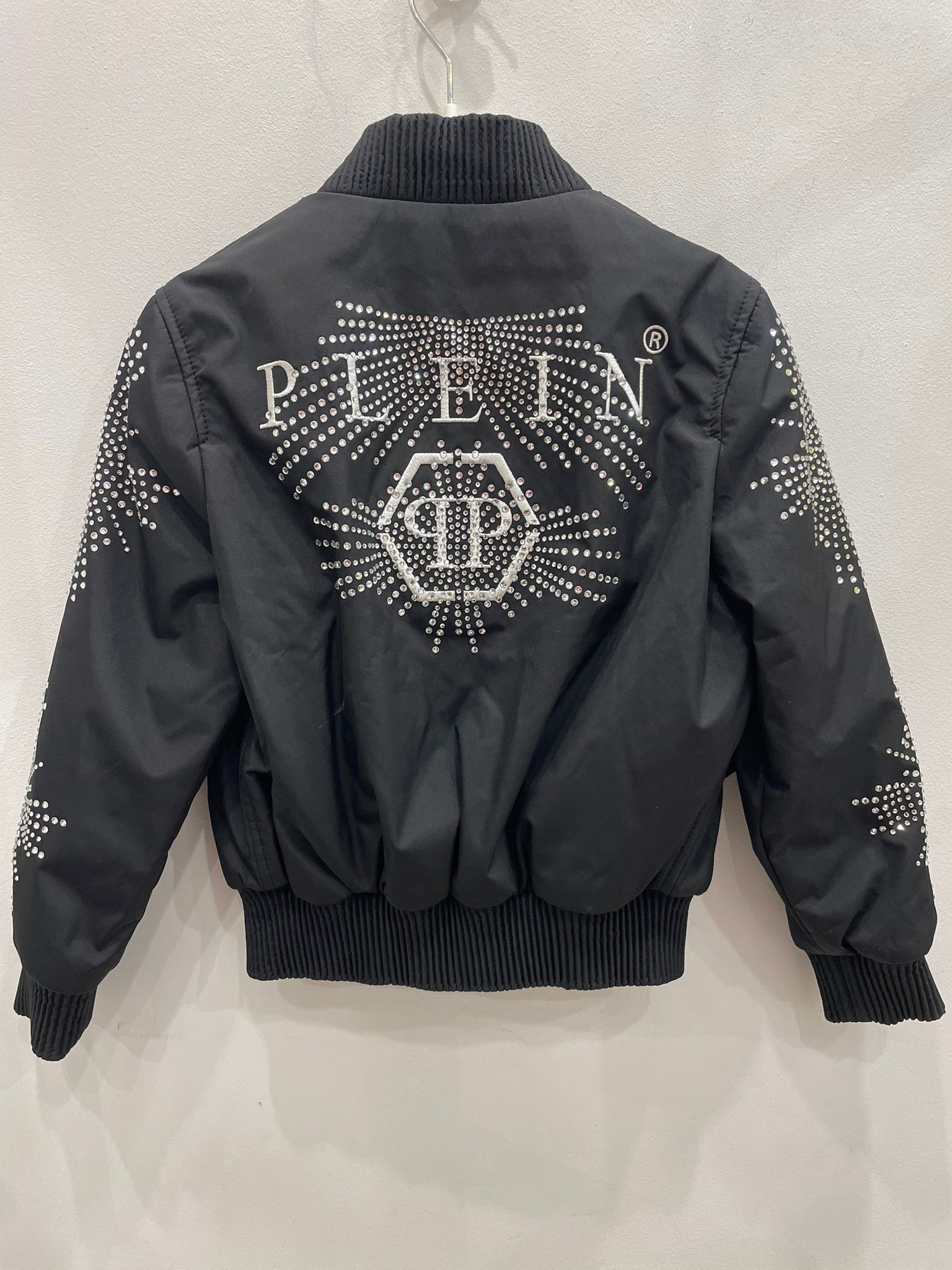 Bomber nylon Crystal Philipp Plein bimbo/a