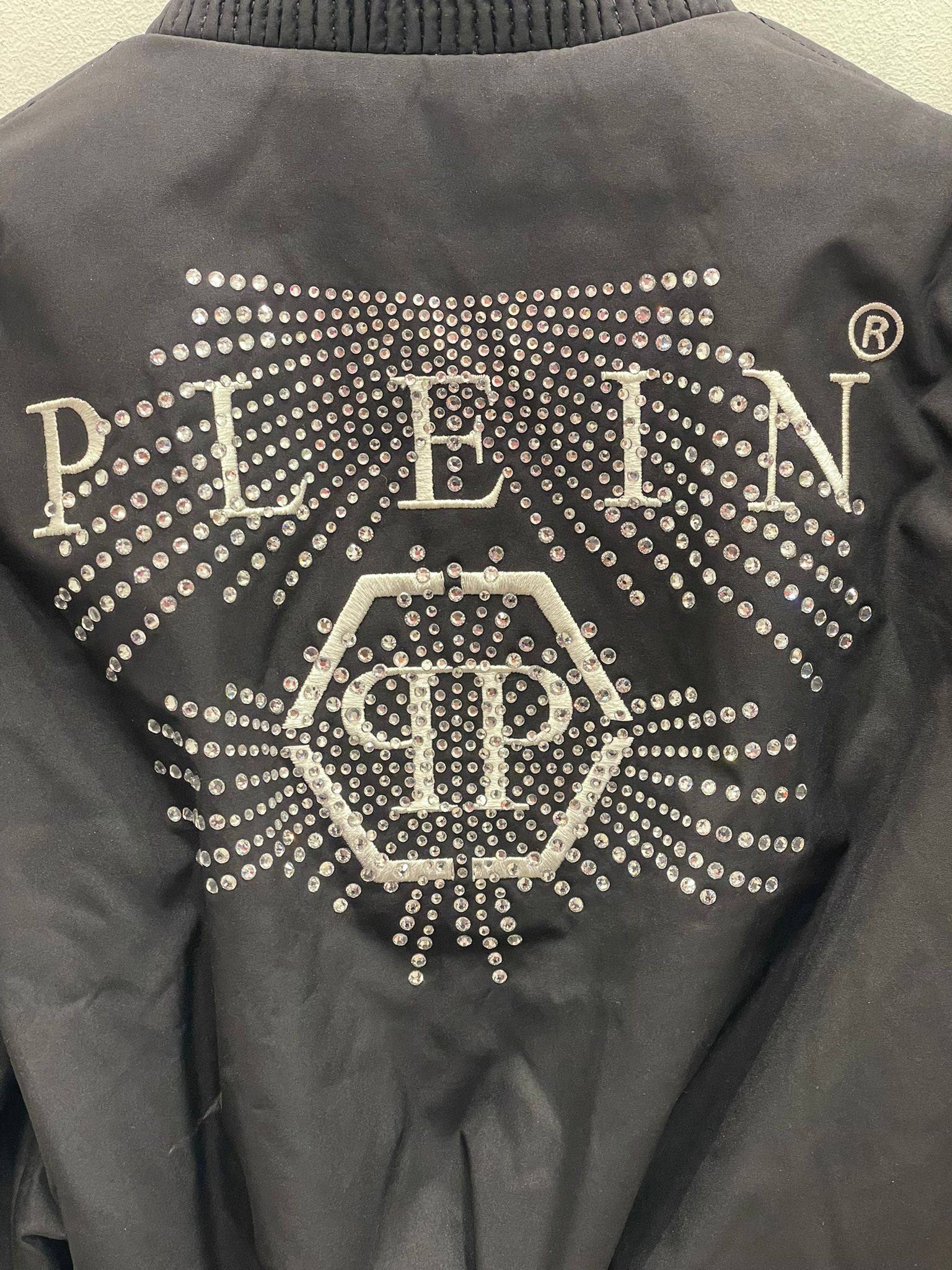 Bomber nylon Crystal Philipp Plein bimbo/a