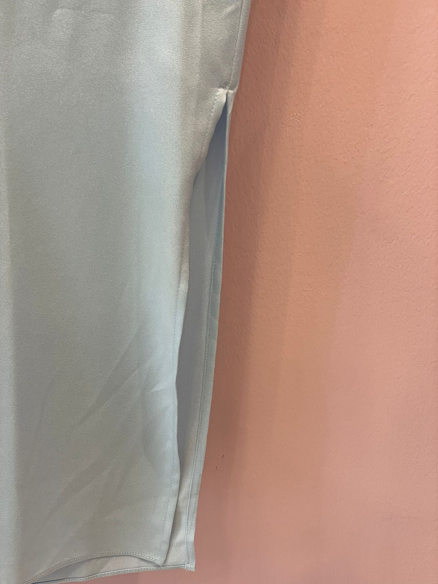 Vestito ELEH  celeste in maglia lungo