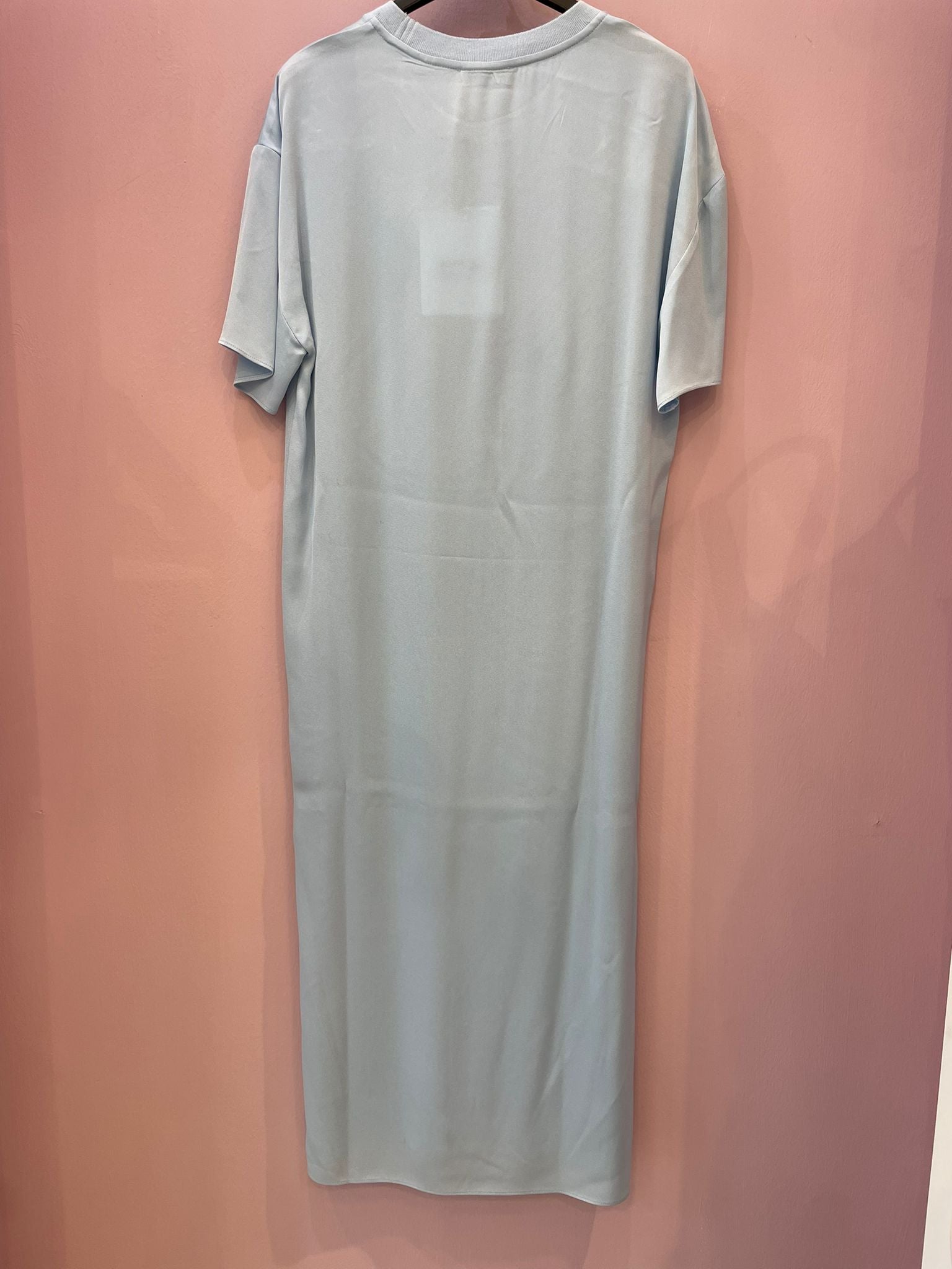 Vestito ELEH  celeste in maglia lungo