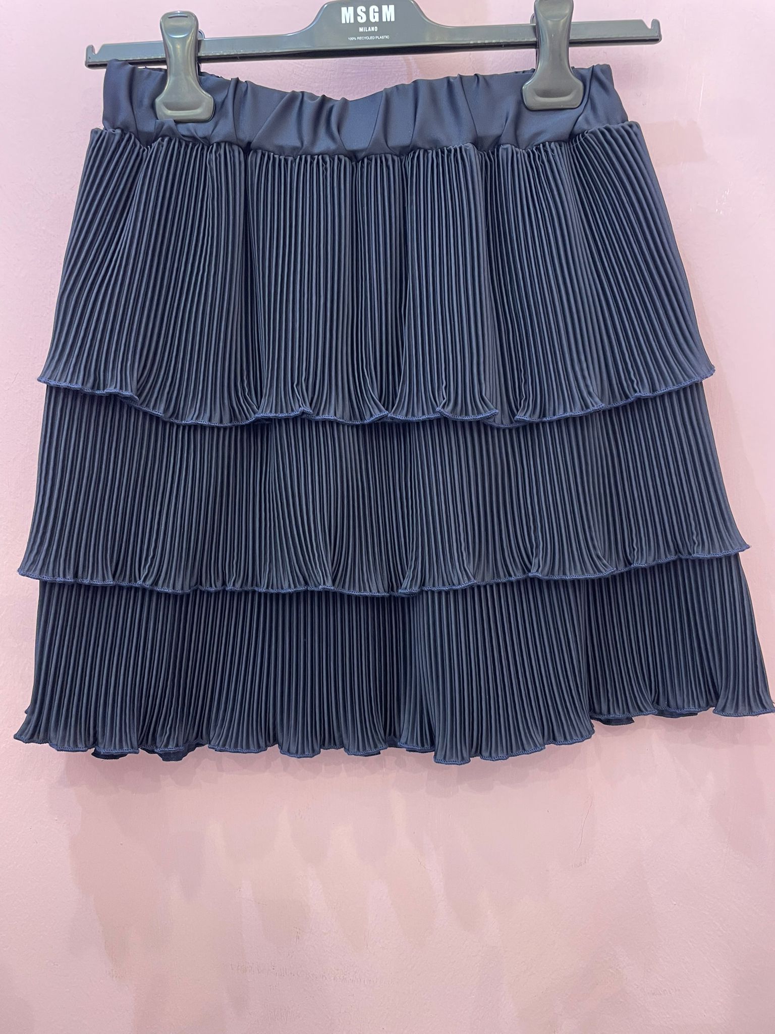 Gonna blu navy a balze Vicolo