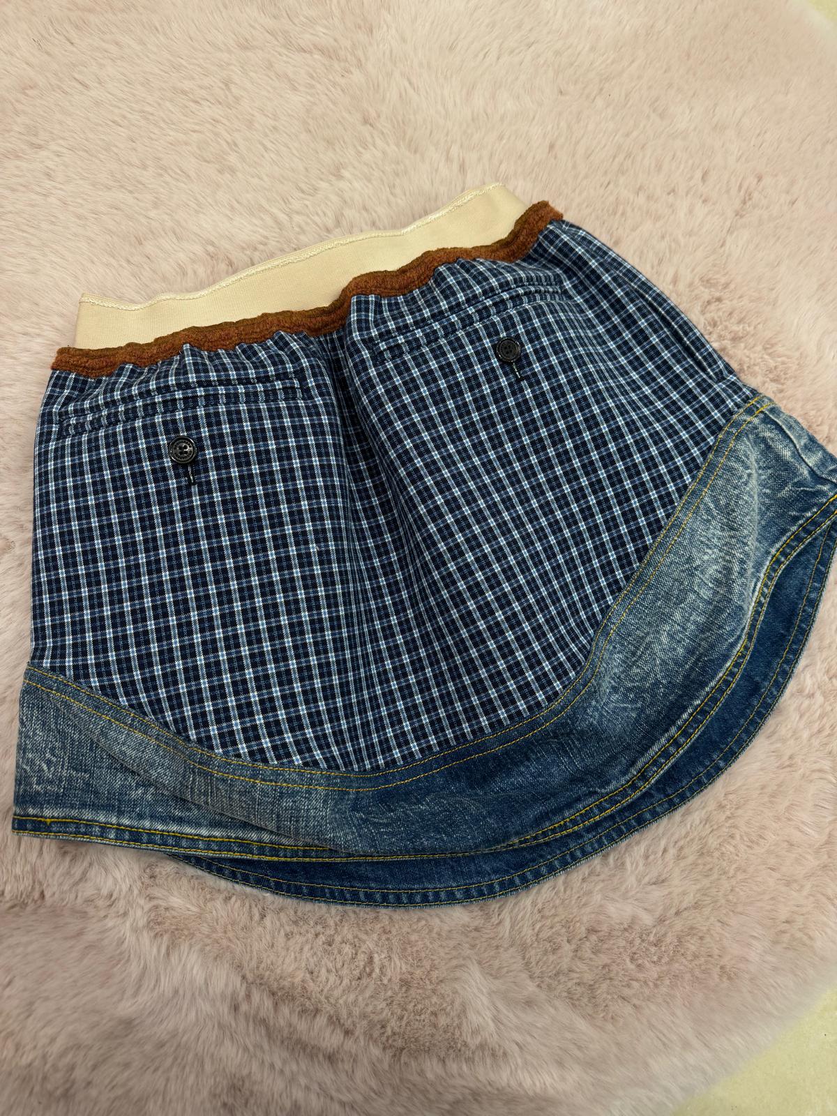 Gonna Mini Mix Denim – Dsquared