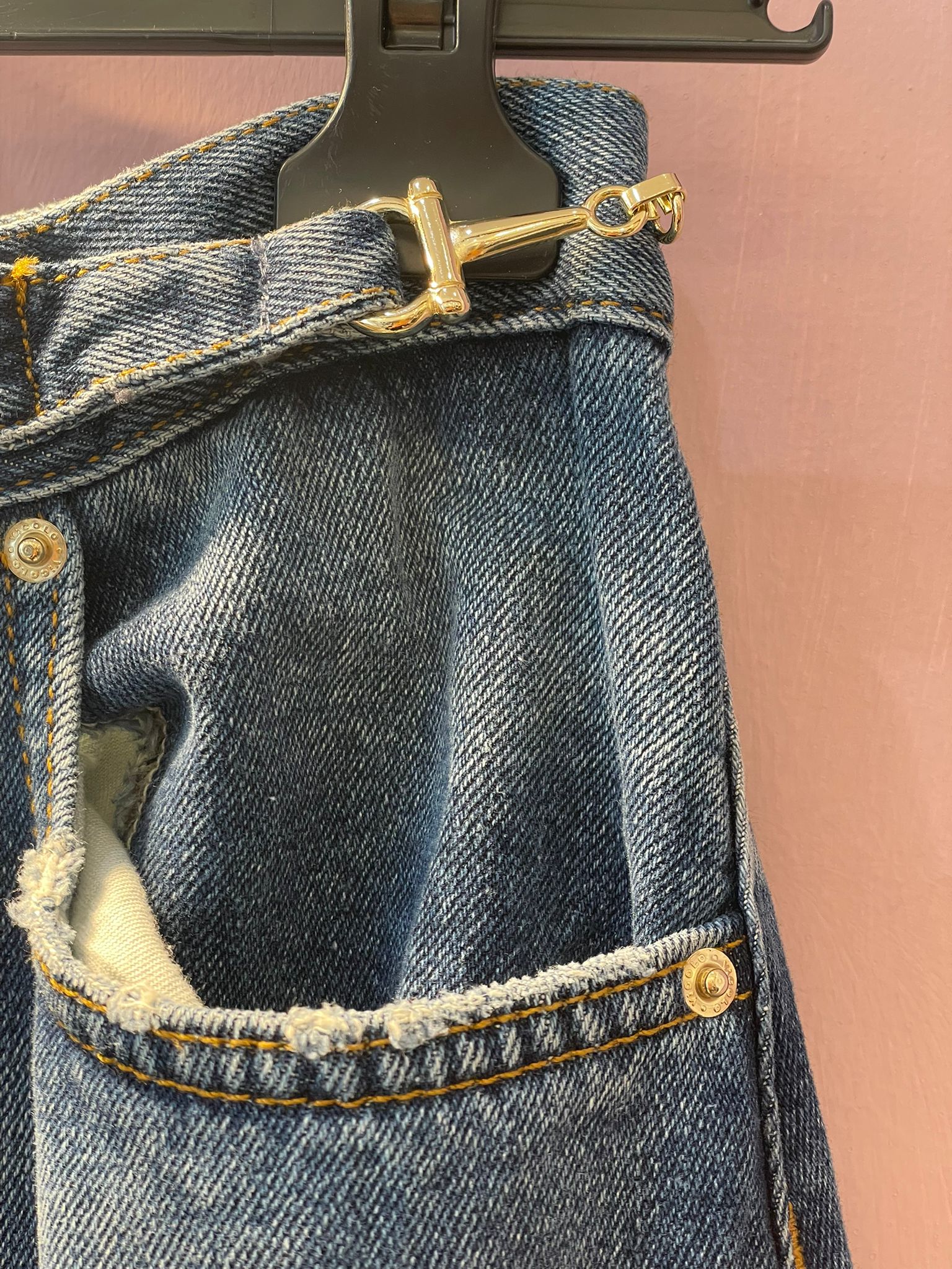 Gonna vicolo in denim