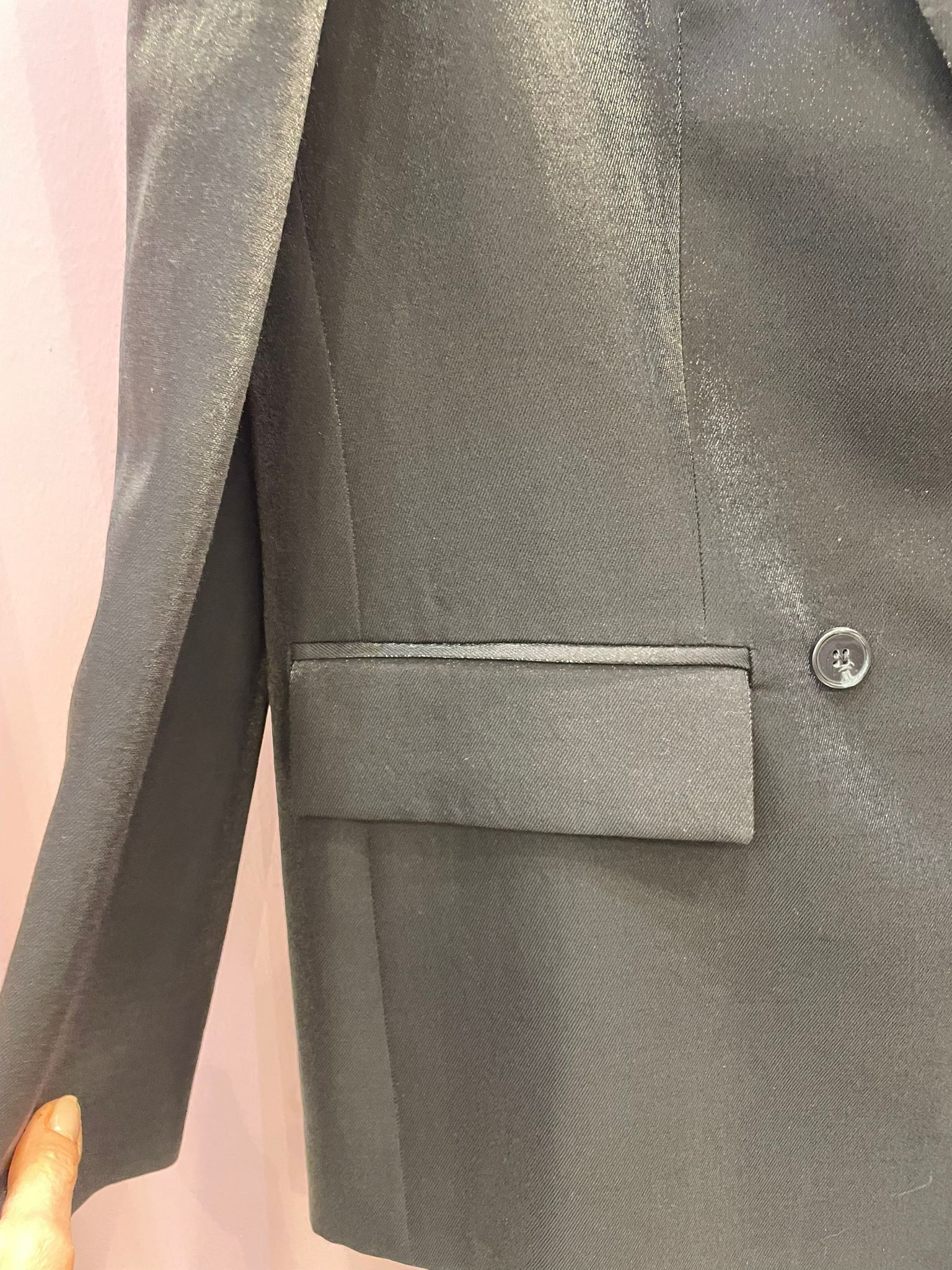 Giacca nero satinato -Dondup