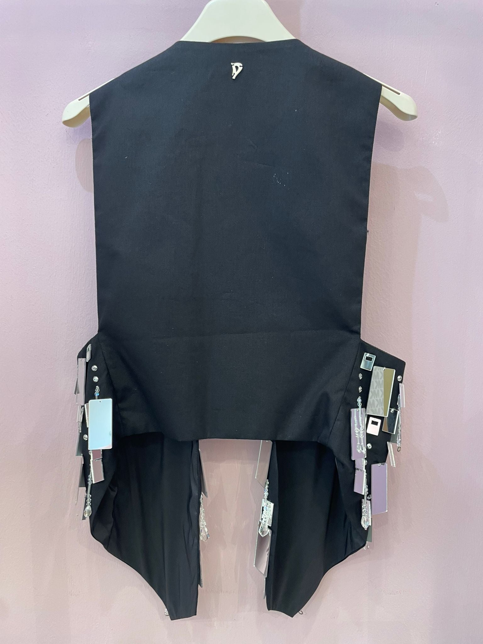 Gilet Dondup nero dal design distintivo