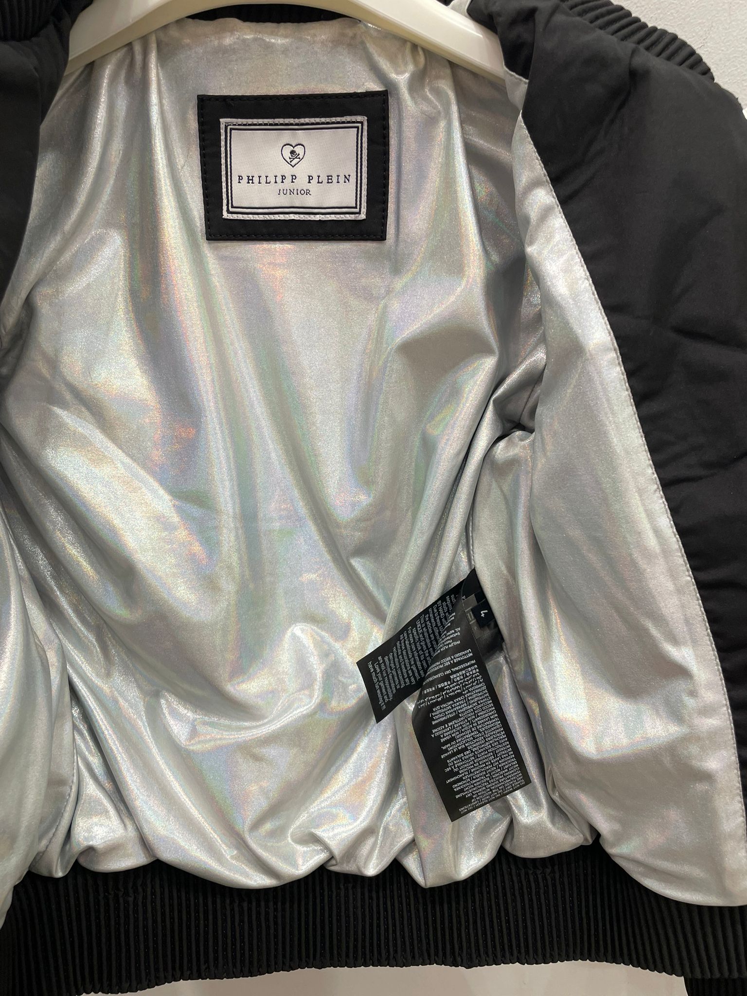 Bomber nylon Crystal Philipp Plein bimbo/a