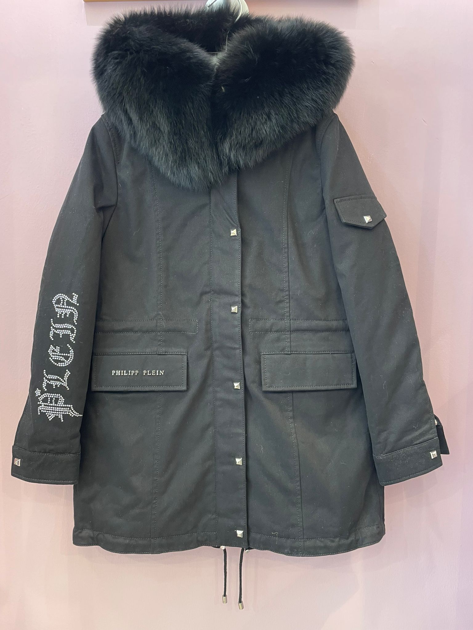 Parka skull double face gilet bimba
