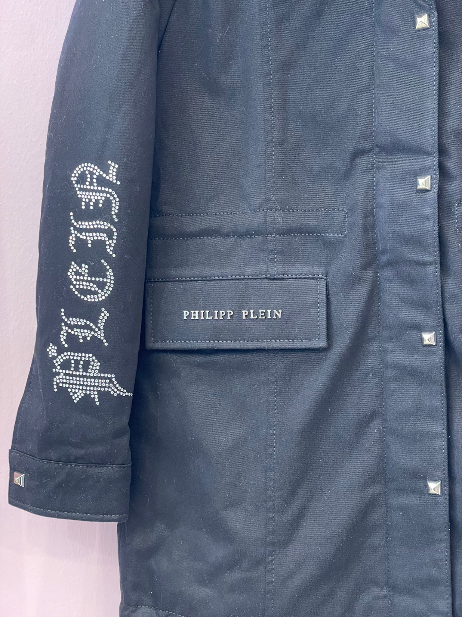 Parka skull double face gilet bimba