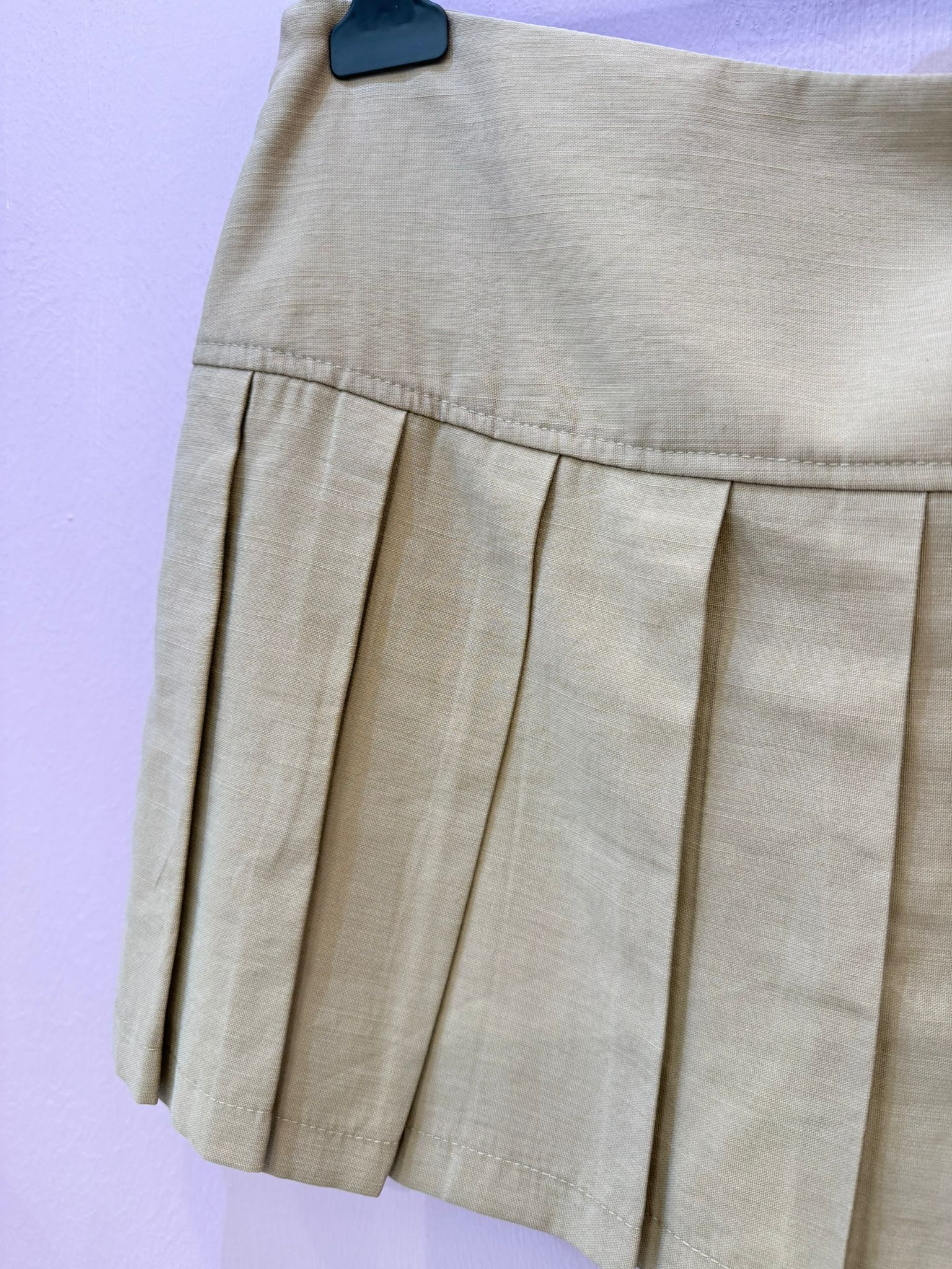 Panta gonna a pieghe color cammello ELEH