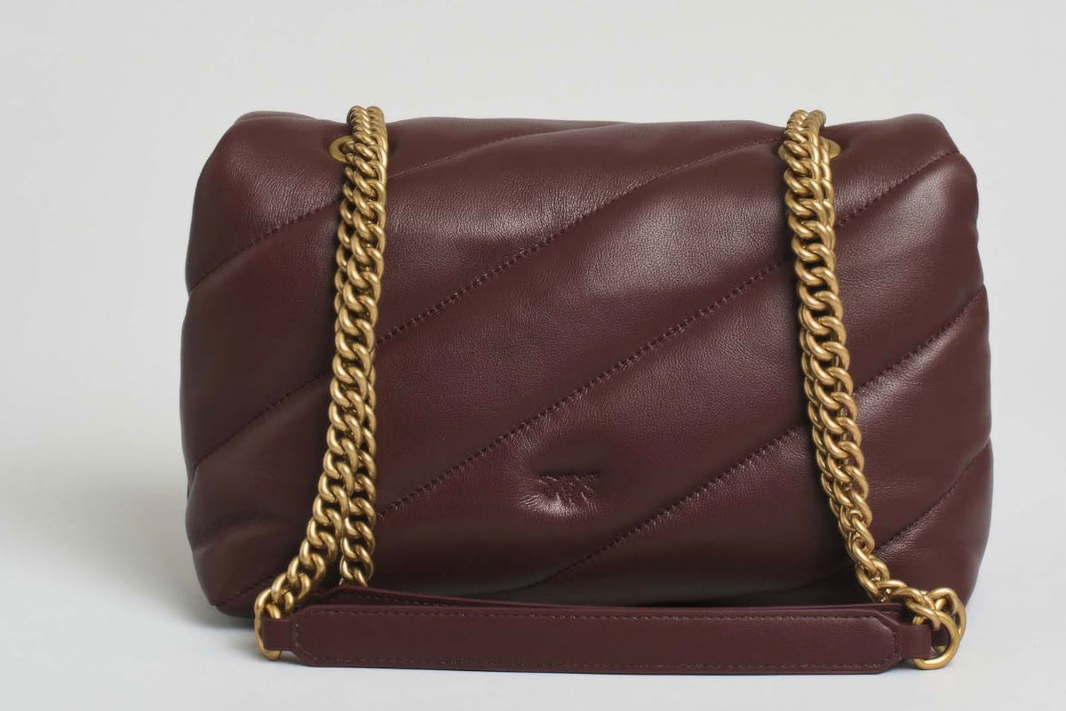 PINKO Love Puff Mini – Burgundy