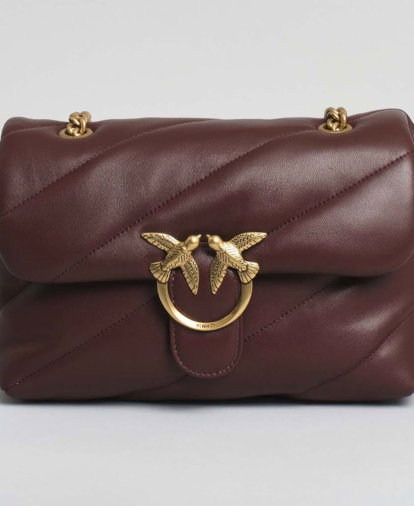 PINKO Love Puff Mini – Burgundy