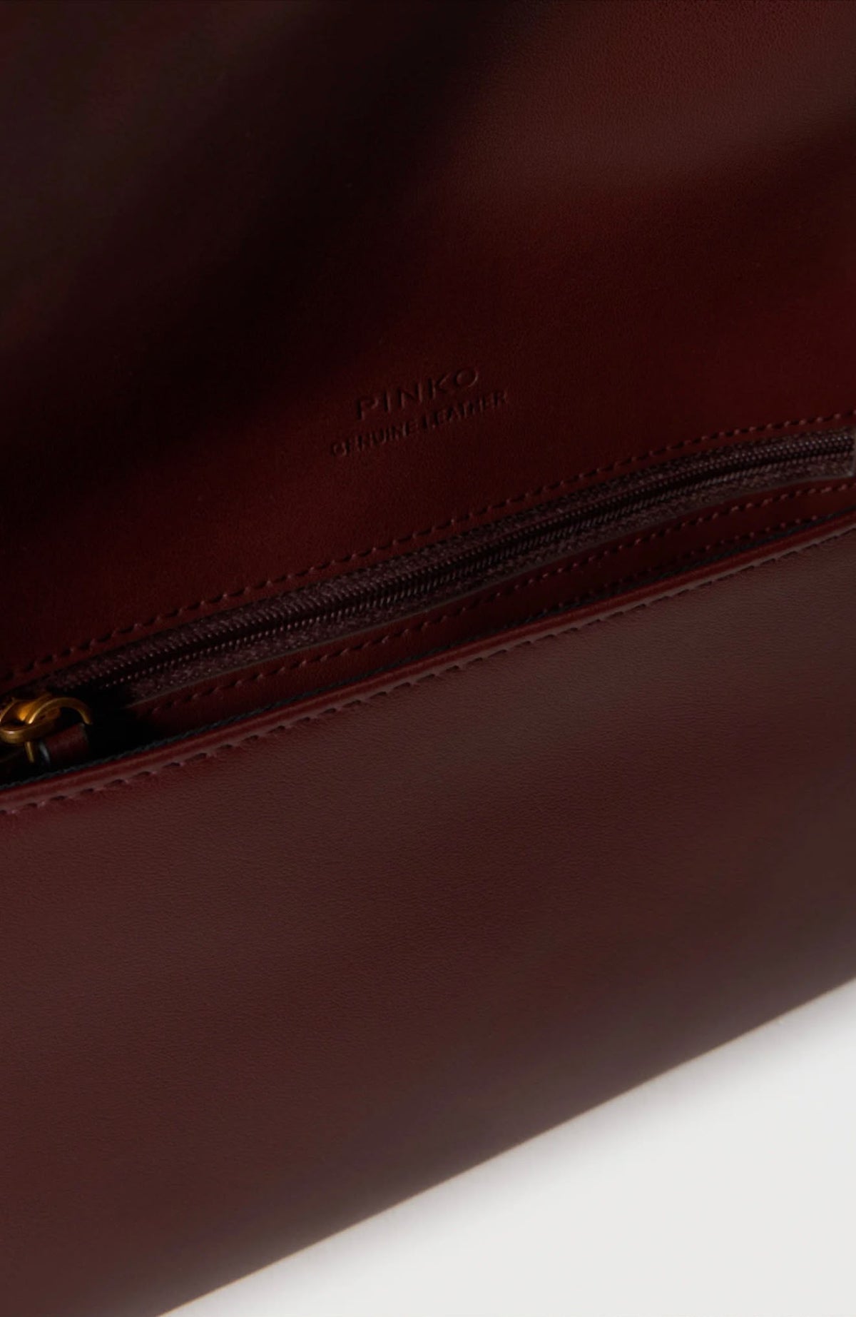 PINKO – Borsa Love Bag in pelle bordeaux