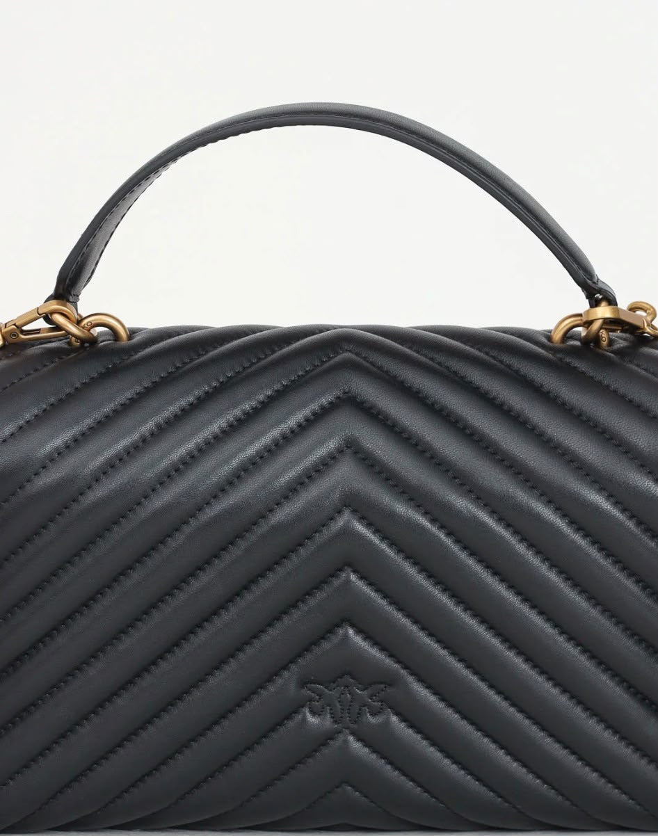 PINKO Love Bag – Borsa a mano e tracolla nera