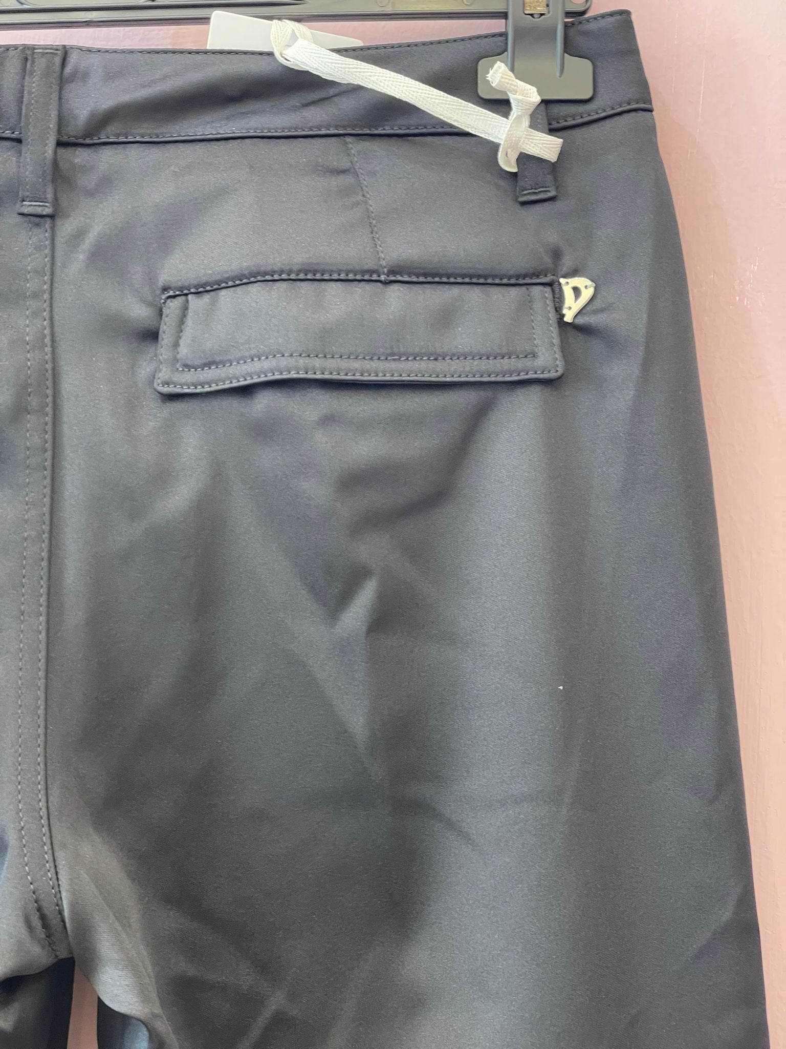 Pantalone cargo elegante satinato