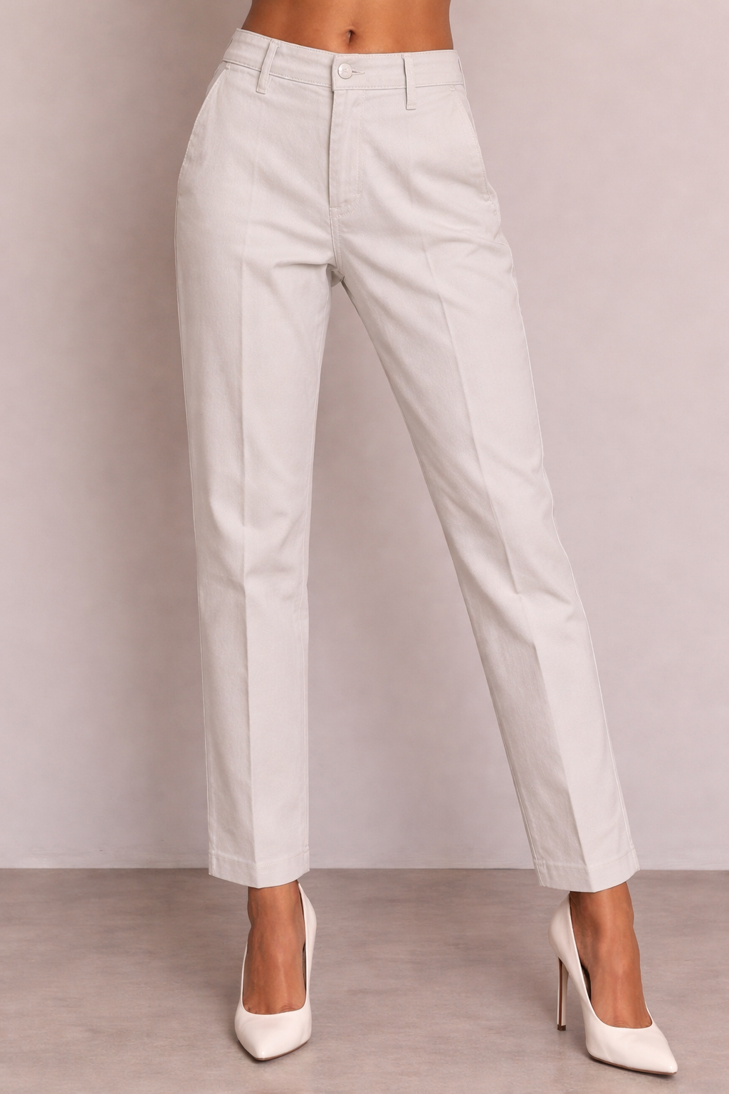 Jeans Dondup a sigaretta grigio chiaro