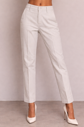 Jeans Dondup a sigaretta grigio chiaro
