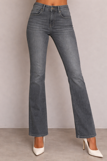 Jeans a zampa grigio -Dondup