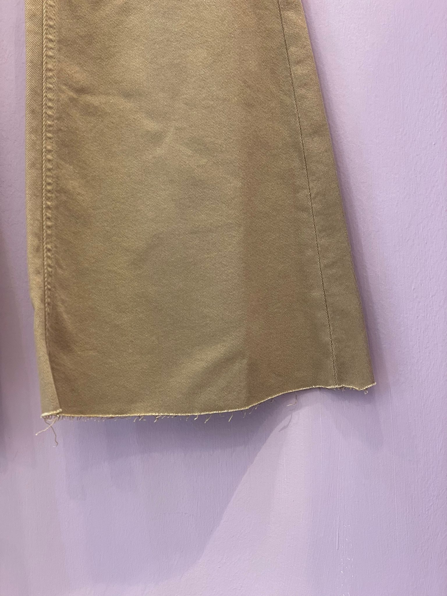 Jeans a zampa Vicolo color cammello