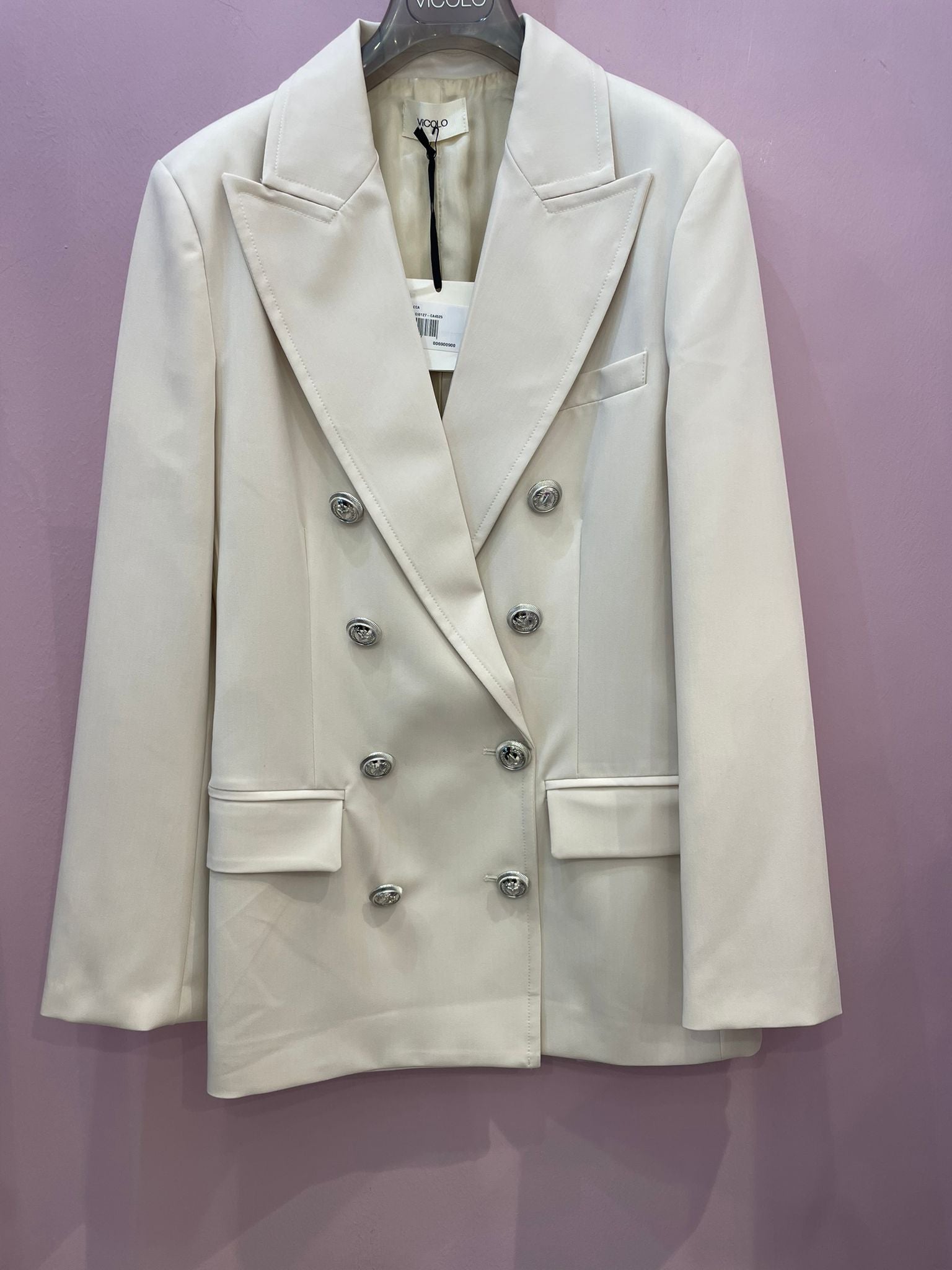Giacca blazer doppiopetto Vicolo