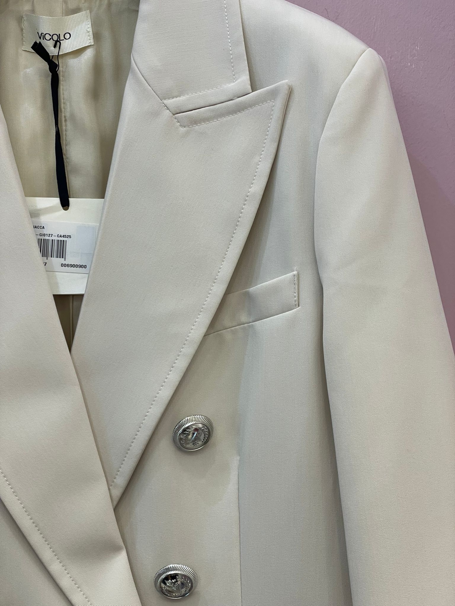 Giacca blazer doppiopetto Vicolo