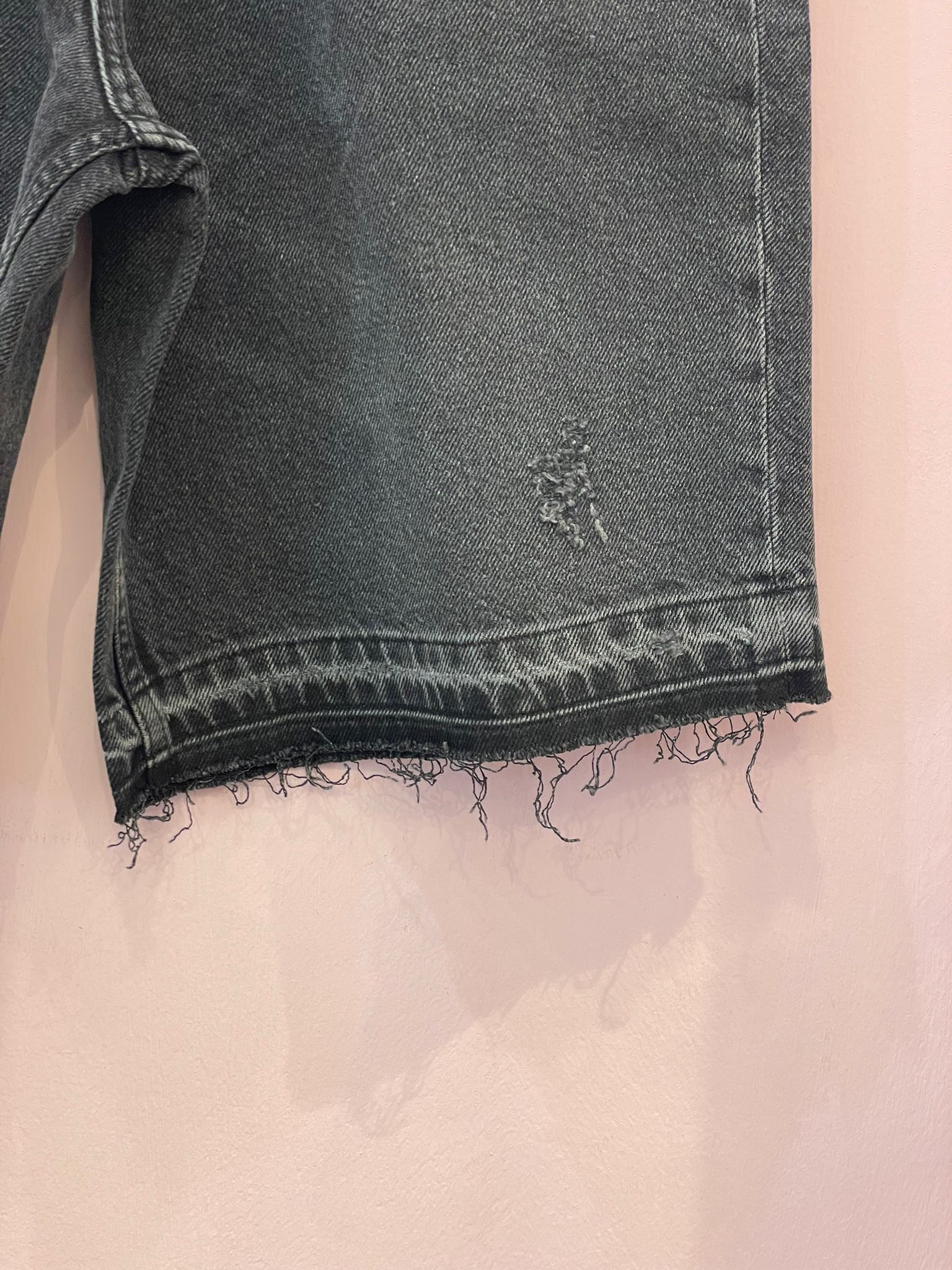 Jeans a Bermuda nero Vicolo