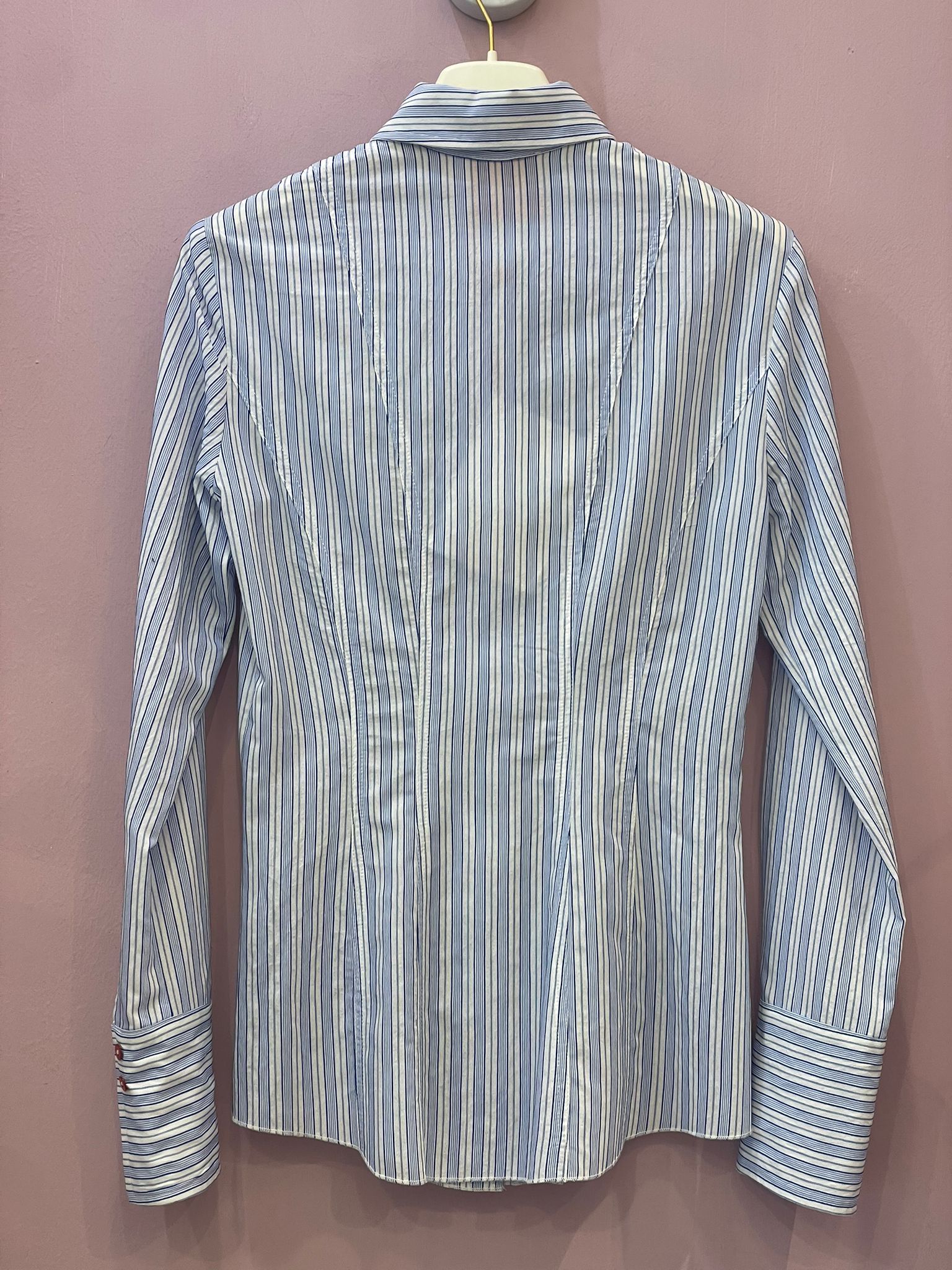 Camicia MERCI a righe celeste
