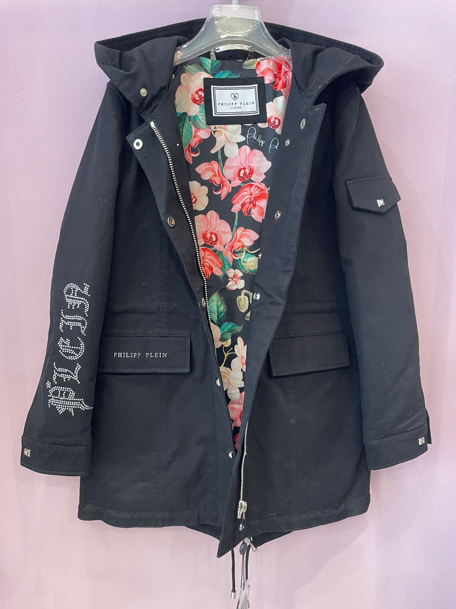 Parka skull double face gilet bimba